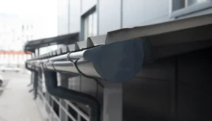 Gutter Installation House Indiana Bee Roofing & Restoration