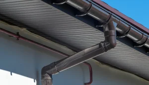 Gutter Installation House Indiana Bee Roofing & Restoration